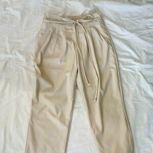 Faux leather pant